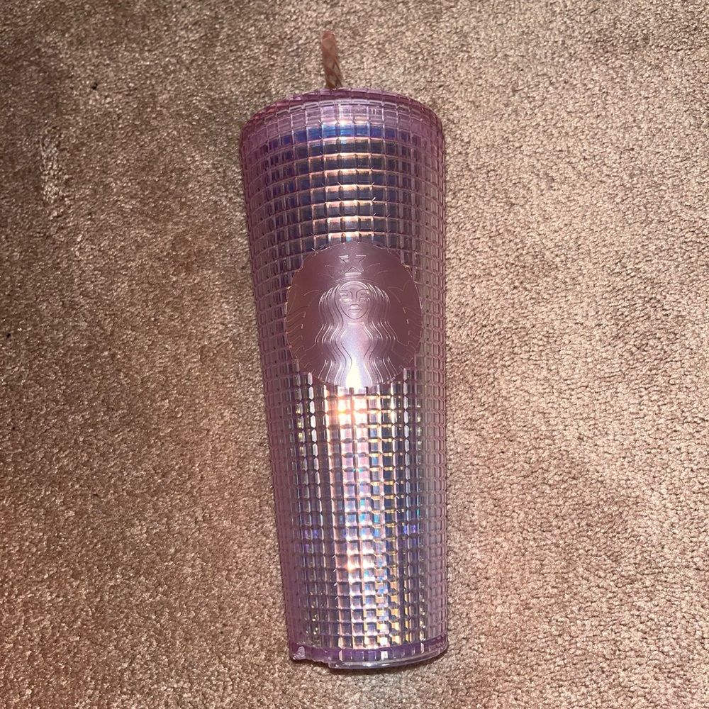 Starbucks Grid Gradient Light Pink Cold Cup Tumbler